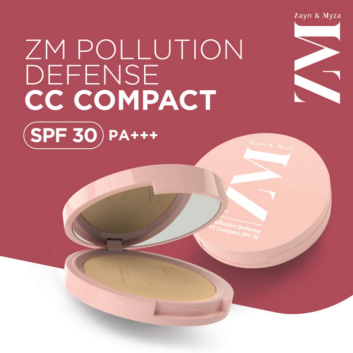 Zayn & Myza Pollution Defense CC with SPF 30 Compact Classic Ivory