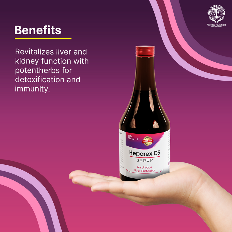 Uveda Naturals Heparex DS Sugar-Free Syrup