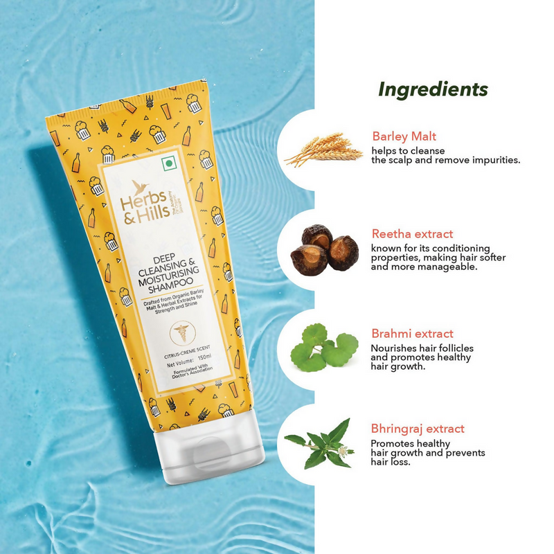 Herbs & Hills Deep Cleansing & Moisturising Shampoo
