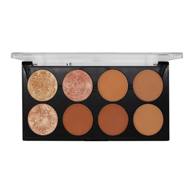 Fashion Colour Pro HD Contour & Highlighter Palette-Shade 01