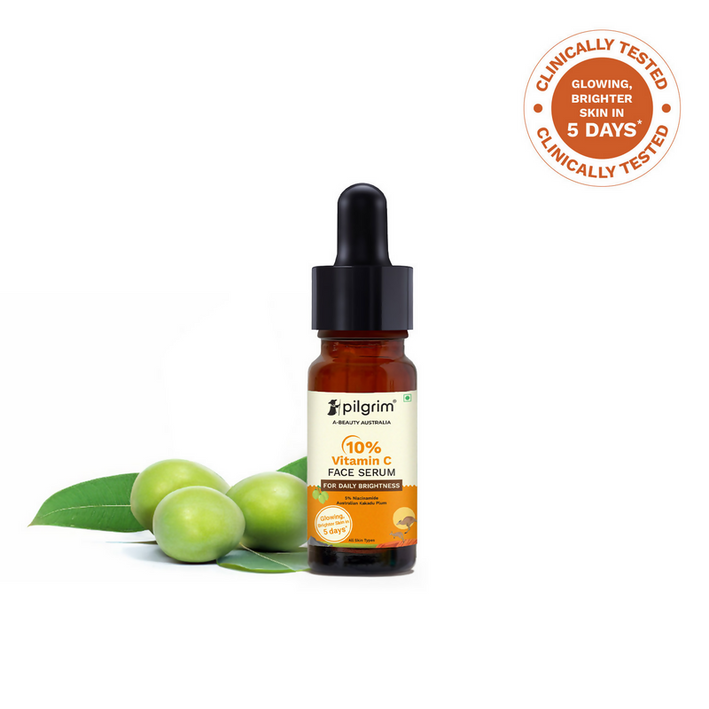 Pilgrim 10% Vitamin C Face Serum For Daily Brightness 5% Niacinamide