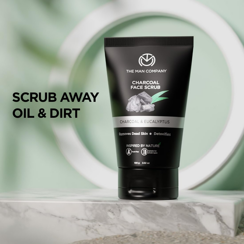 The Man Company Charcoal Tan Removal Face Scrub