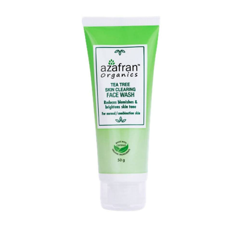 Azafran Organics Tea Tree Skin Clearing Face Wash