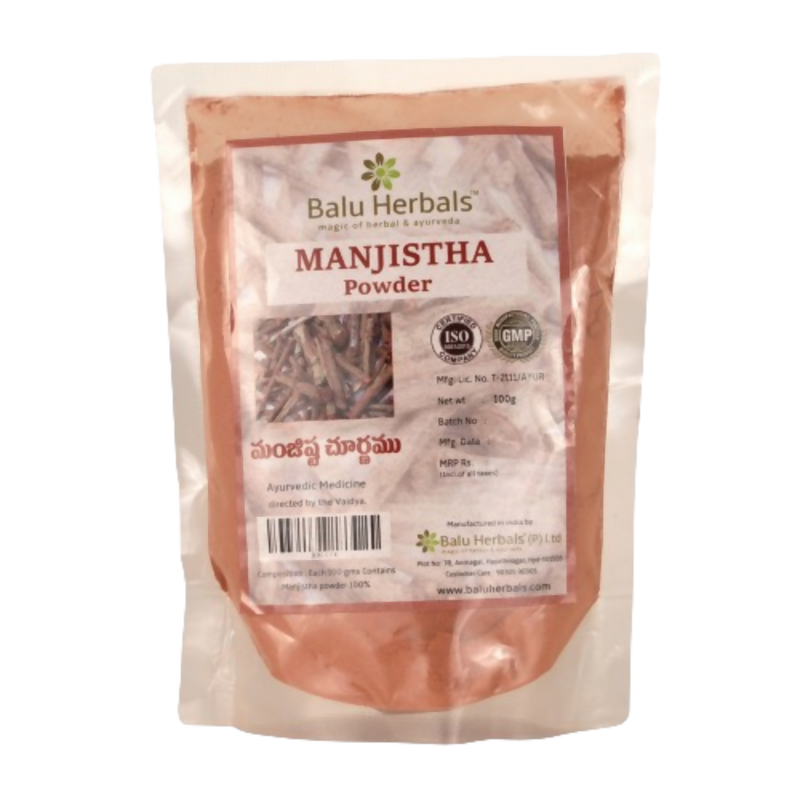 Balu Herbals Rubia Cordifolia (Manjishta) Powder
