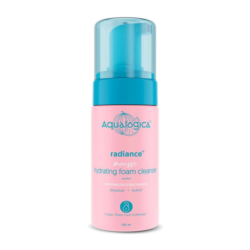 Aqualogica Radiance+ Mousse Hydrating Foam Cleanser, Reduces Spots & Acne Marks - Limited Time Offer