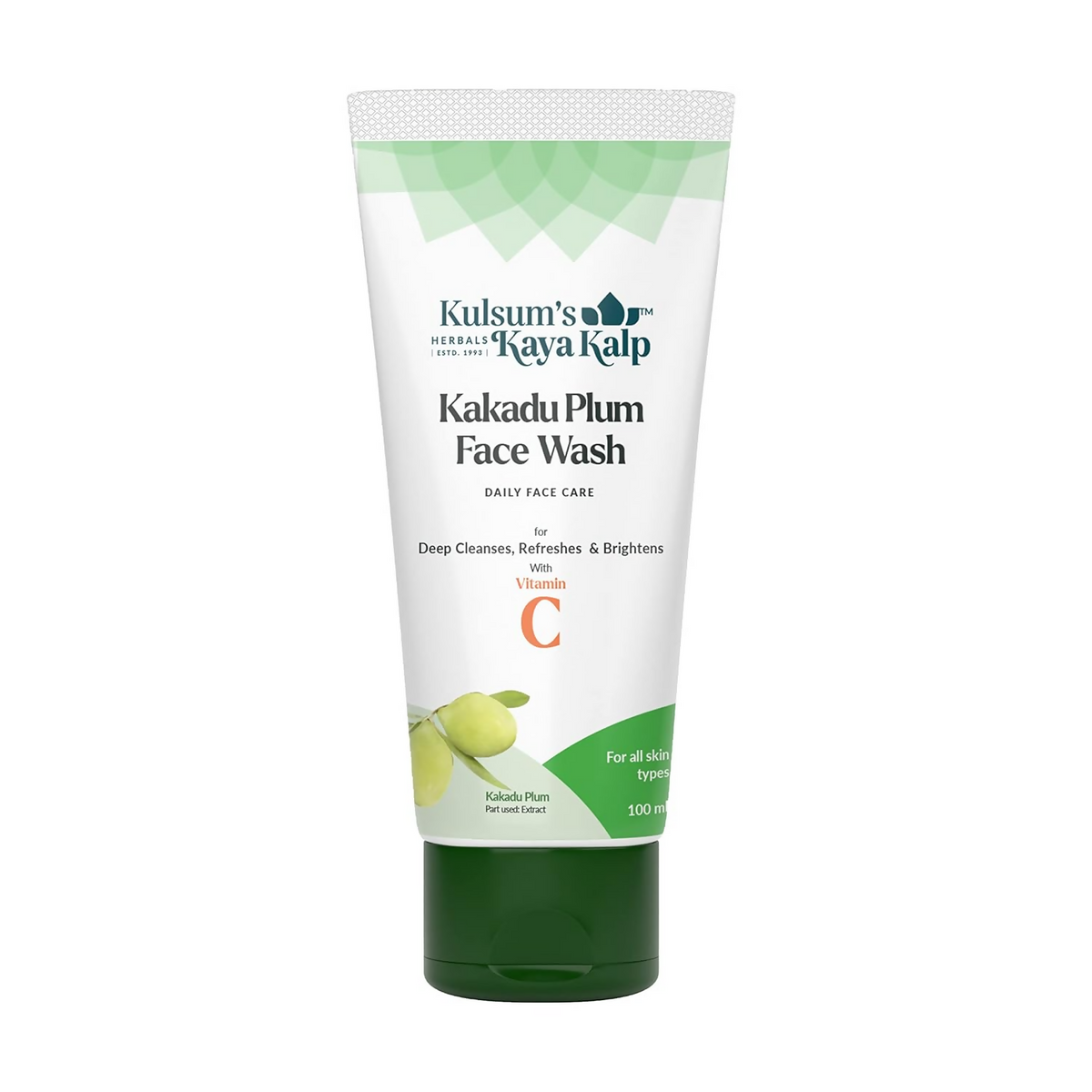 Kulsum's Kaya Kalp Kakadu Plum Face Wash Daily Face Care For Deep Cleanses,Refreshes & Brightens With Vitamin C