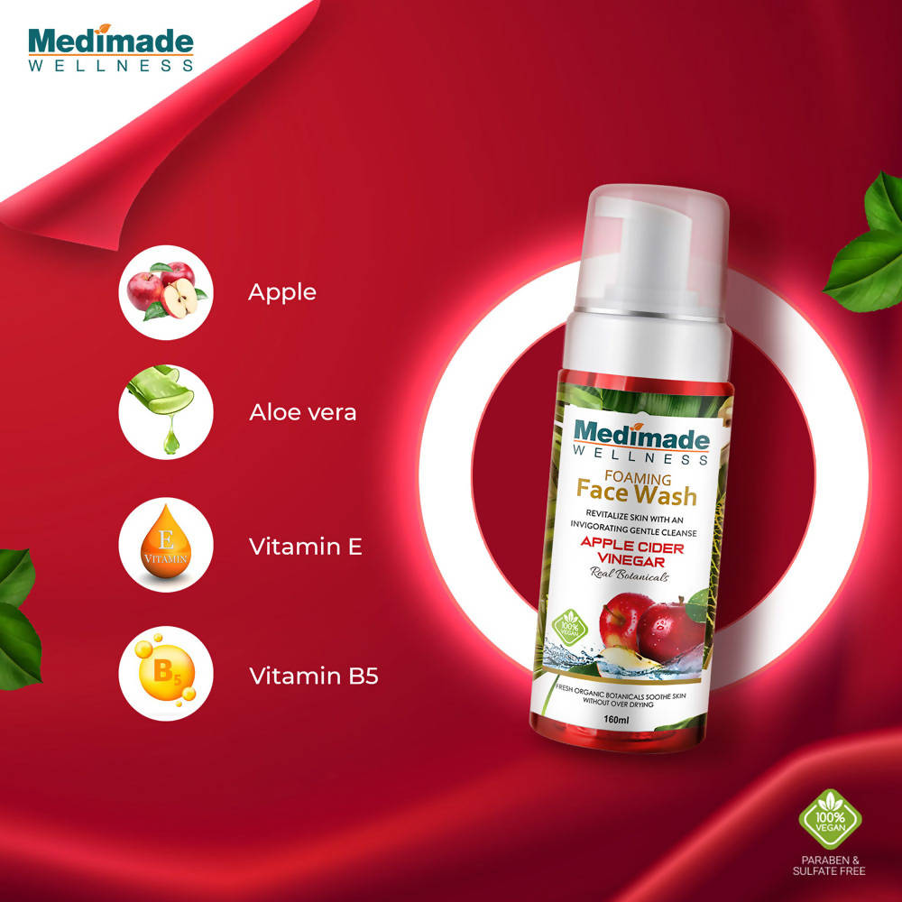 Medimade Wellness Foaming Face Wash With Apple Cider Vinegar