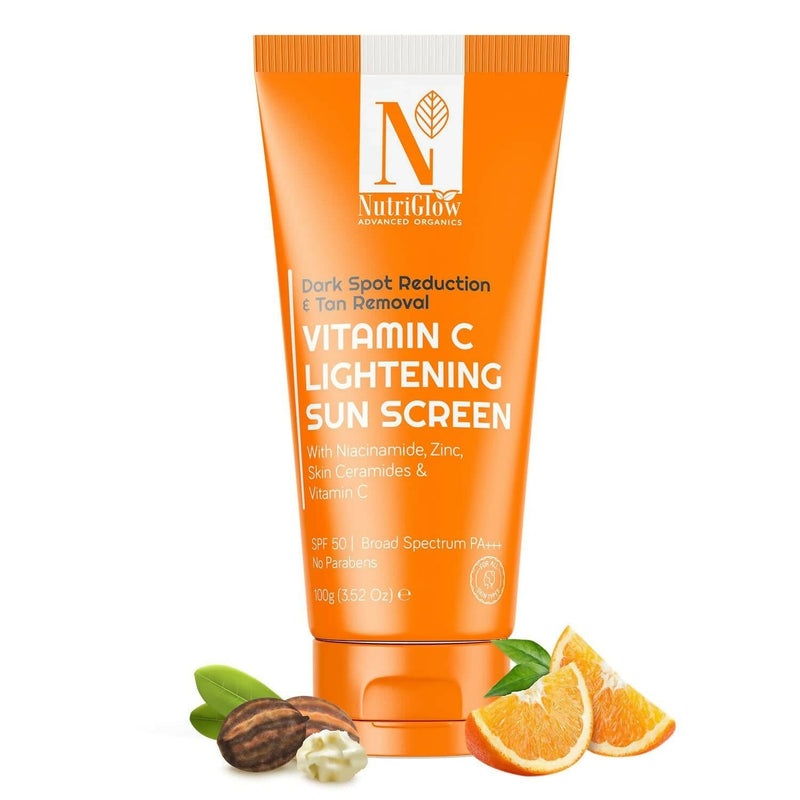 NutriGlow Advanced Organics Vitamin C Lightening Sunscreen SPF50 PA+++