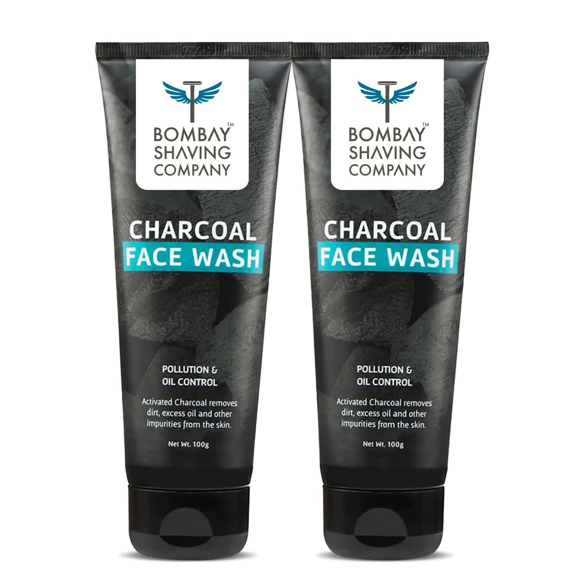 Bombay Shaving Company Charcoal Face Wash for Men Anti Pollution, Oil Control and Brightening