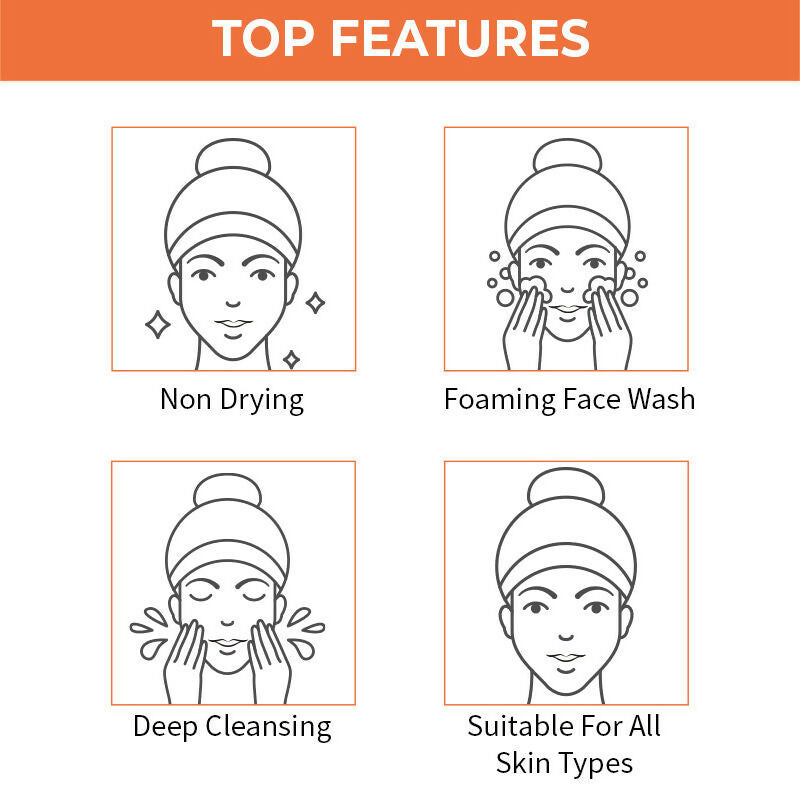 Nykaa Naturals Papaya & Amla Face Wash for Anti-Pigmentation