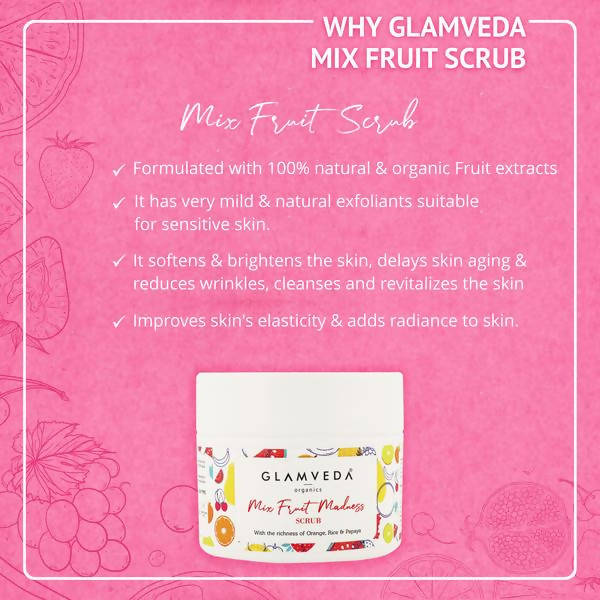 Glamveda Mix Fruit Scrub