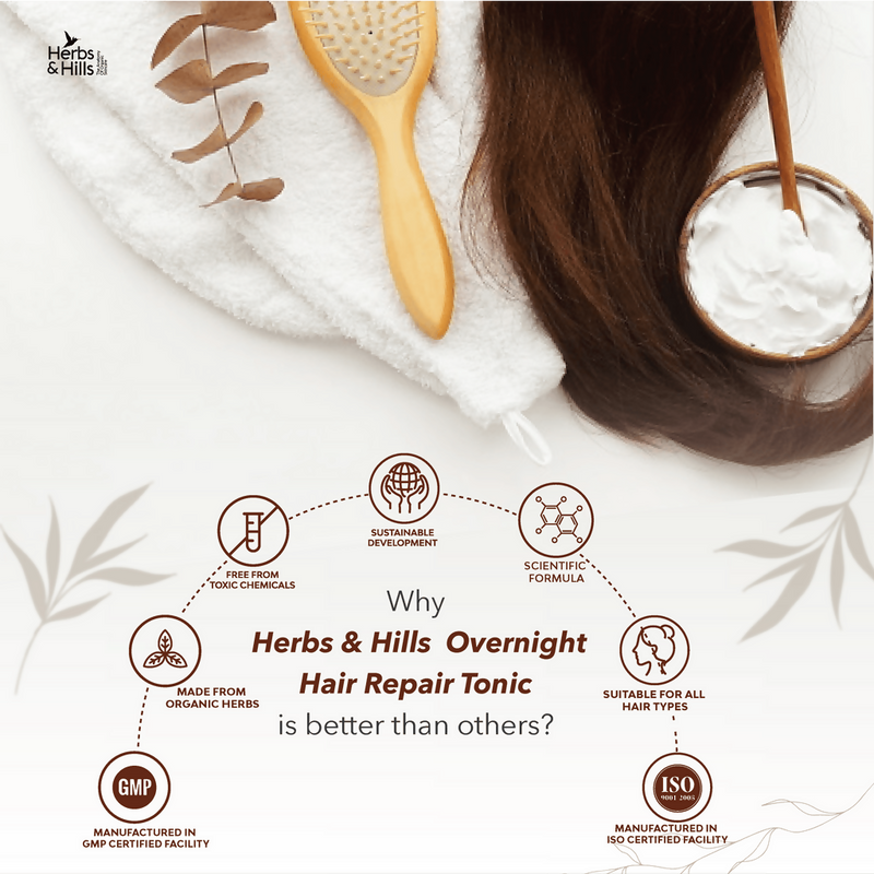 Herbs & Hills Overnight Hair Repair Tonic