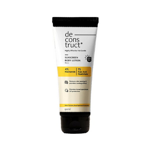 Deconstruct Detan Sunscreen Body Lotion, SPF 50 PA++++, Brightens & Protects
