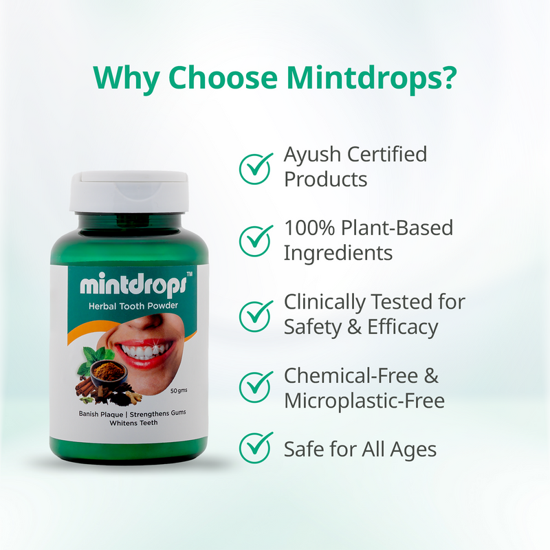 Mintdrops Herbal Tooth Powder