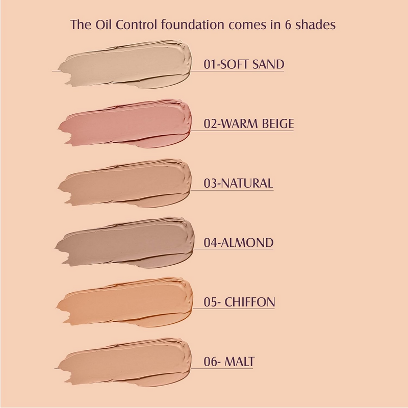 Glam21 Oil Control Hydrating Foundation - 06 Malt