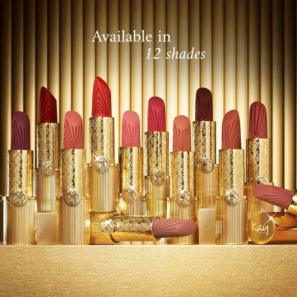 Kay Beauty x Falguni Shane Peacock Luxe Matte Lipstick - Rani Rose