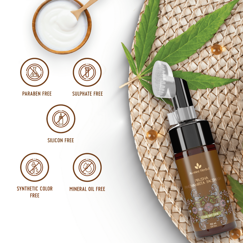 Avimee Herbal Prusha Panchamrita Face Wash