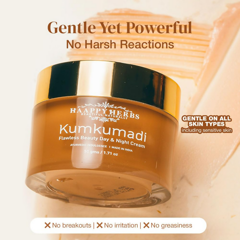 Haappyherbs Kumkumadi Flawless Beauty Day & Night Cream