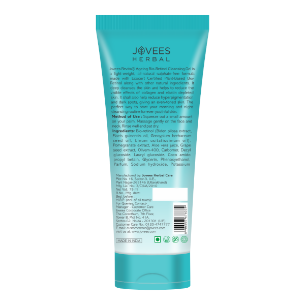Jovees Bio-Retinol Revita Ageing Cleansing Gel