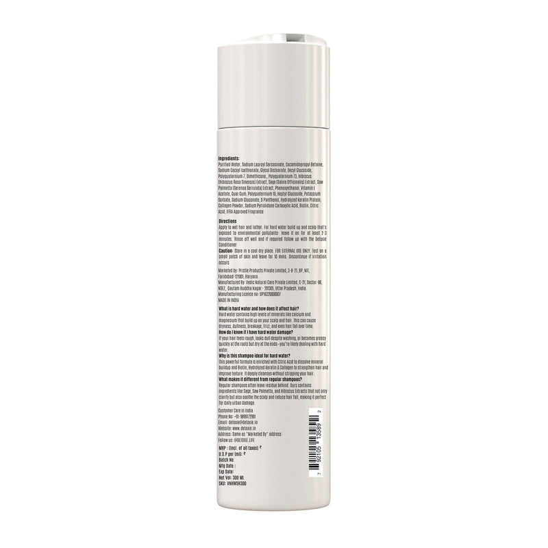 Detoxie Advanced Hard Water Shampoo