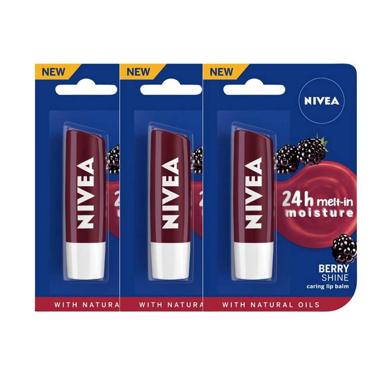 Nivea Lip Balm - Berry Shine - Limited Time Offer