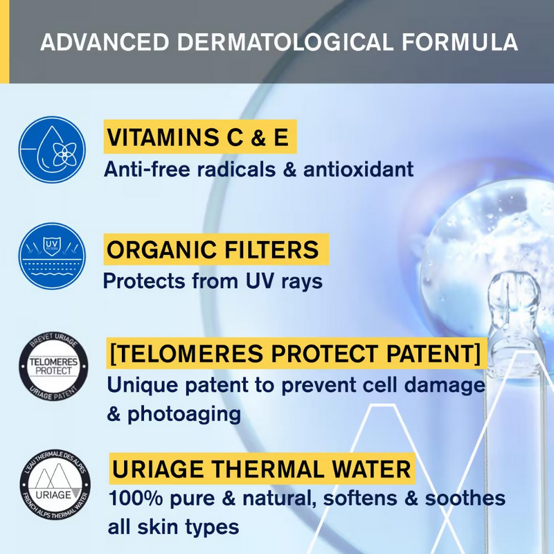 Uriage Bariesun Anti-Brown Spot Sunscreen SPF50+ Vitamin C&E