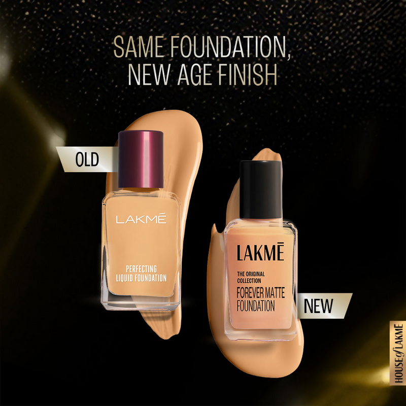 Lakme Forever Matte Foundation For Superior Coverage - Resist Marble