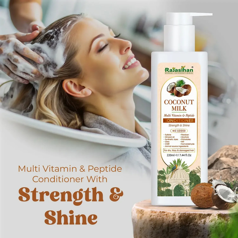 Rajasthan Herbals Coconut Milk Multi Vitamin & Peptide Conditioner