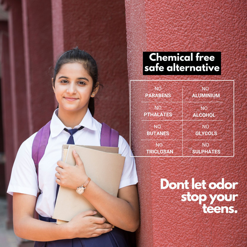 Bitamin Peach Teens Natural Deodorant Roll On Stick