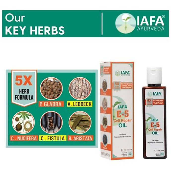 Iafa Ayuveda E-5 Cell Repair Oil