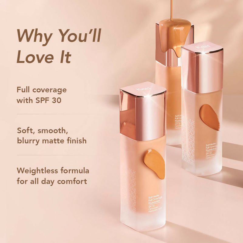 Kay Beauty Soft Matte Full Coverage Foundation - 110N Light
