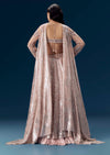 Pink Bridesmaid Lehega with Choker Dupatta