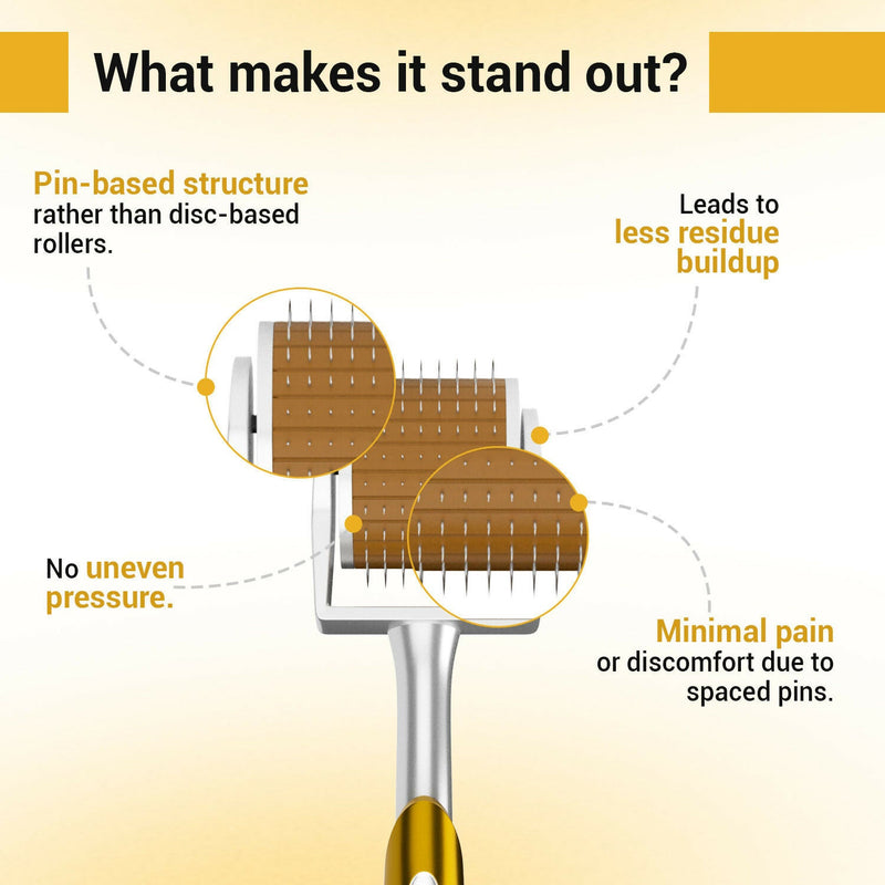 Sotrue Derma Roller Professional For Hair Growth 1 Mm With 192 Stainless Steel Needles