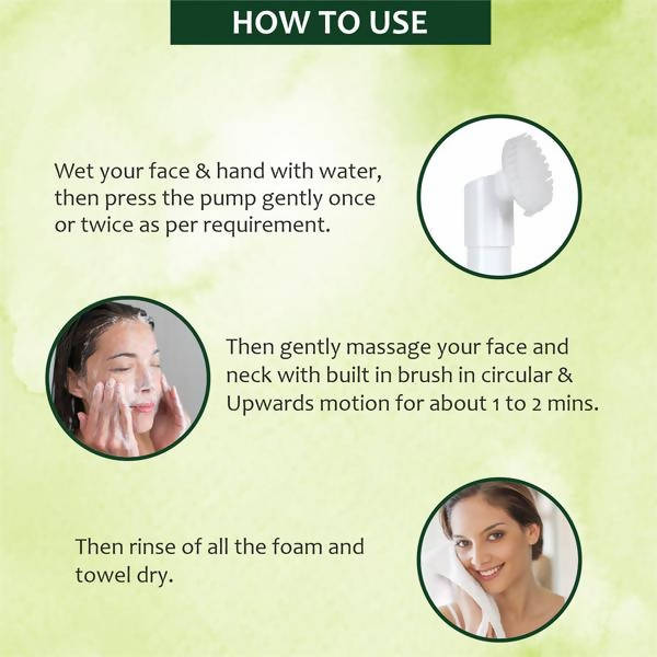 Glamveda Tea Tree Anti Acne Face Wash With Soft Silicone Brush