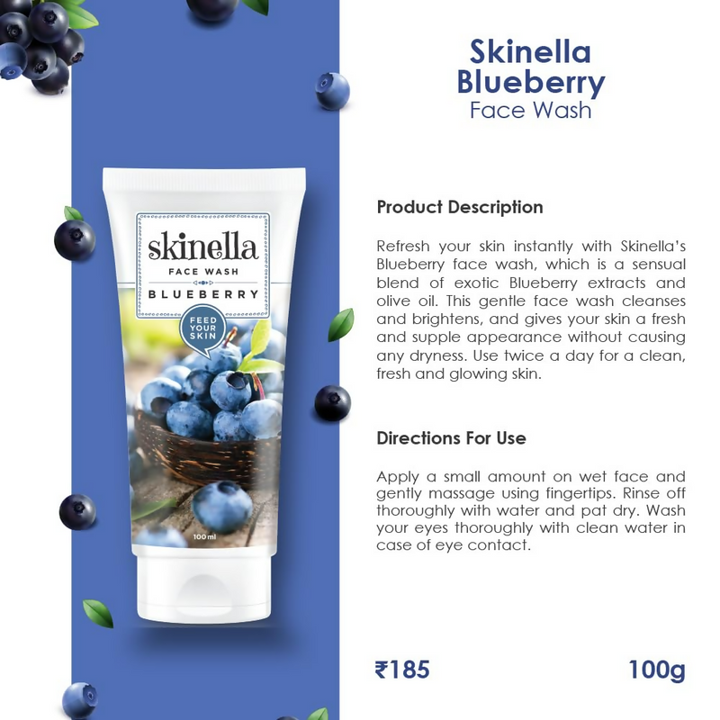 Skinella Blueberry Face Wash