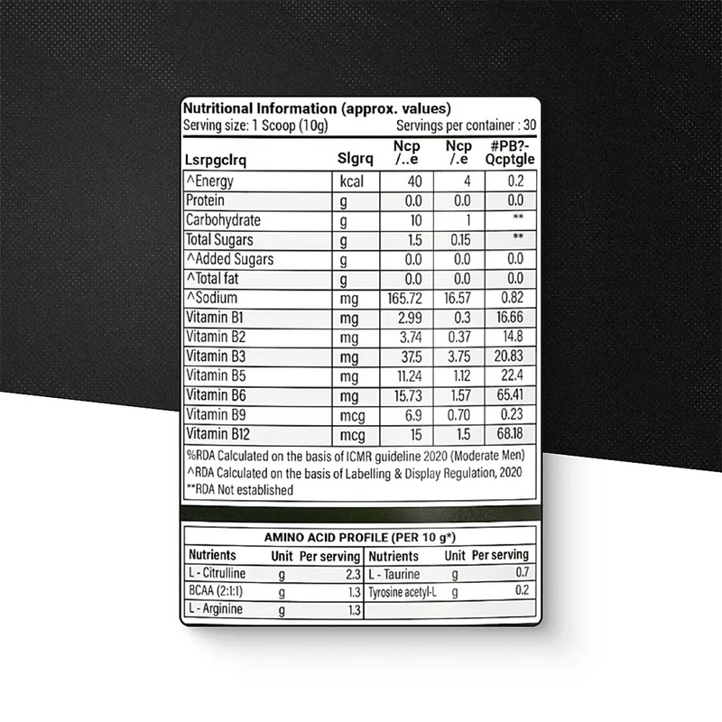 Patanjali Nutrela Sports Pre - Workout-(Watermelon)