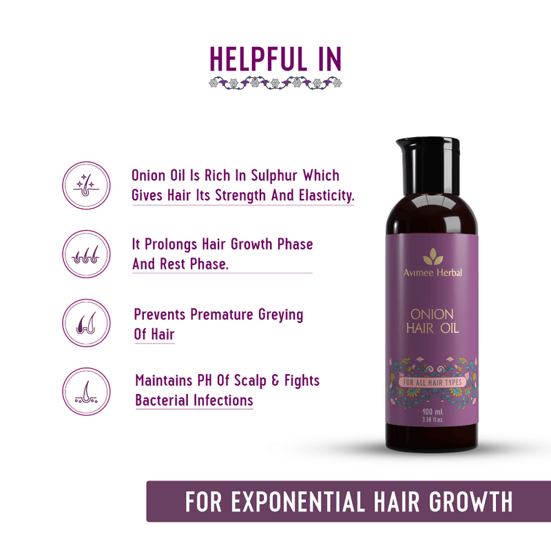 Avimee Herbal Onion Hair Oil