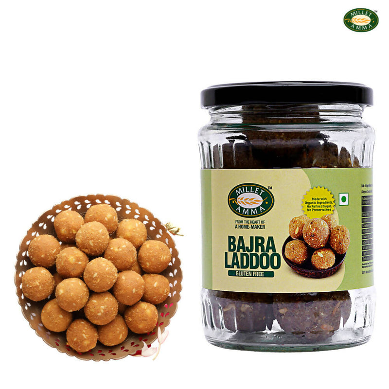 Millet Amma Bajra Laddoo -Made with Jaggery