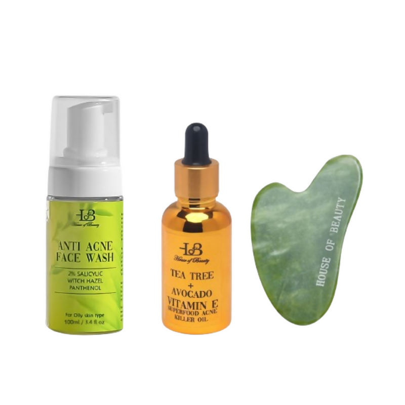 House of Beauty Jade Guasha Kit