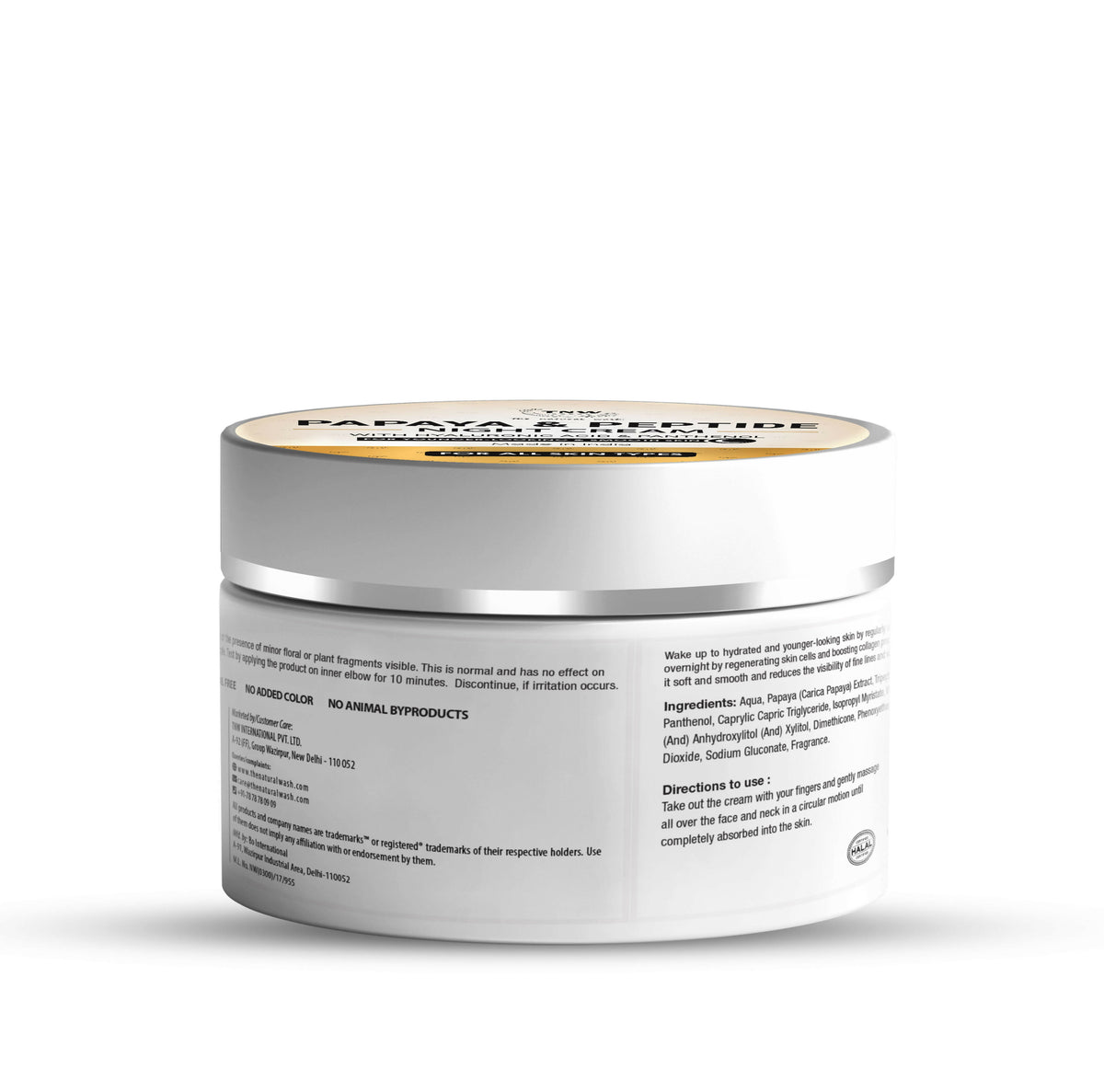 The Natural Wash Papaya & Peptide Night Cream