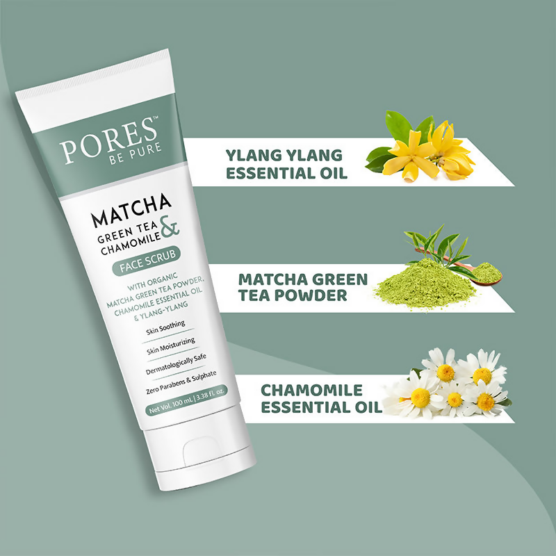 Pores Be Pure Matcha Green Tea Gel Face Scrub