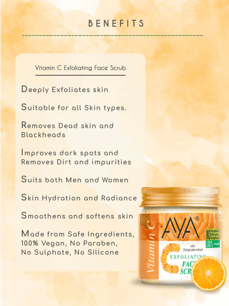 AYA Vitamin C Exfoliating Face Scrub