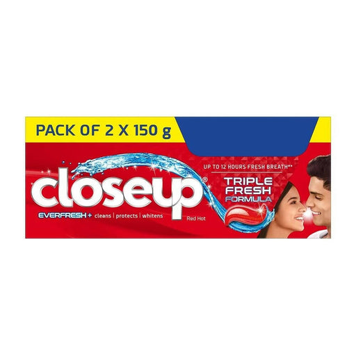 Closeup Everfresh+ Triple Fresh Formula Red Hot Gel Toothpaste (Set of 2)