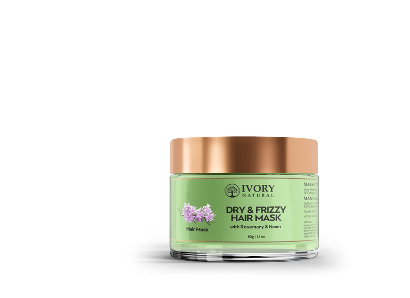 Ivory Natural Dry Rough Hair Mask For Smooths Hair, Frizz Reduction