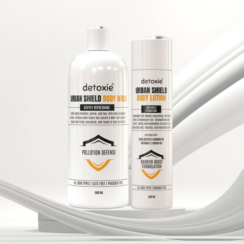 Detoxie Body Wash & Body Lotion Combo - Urban Shield