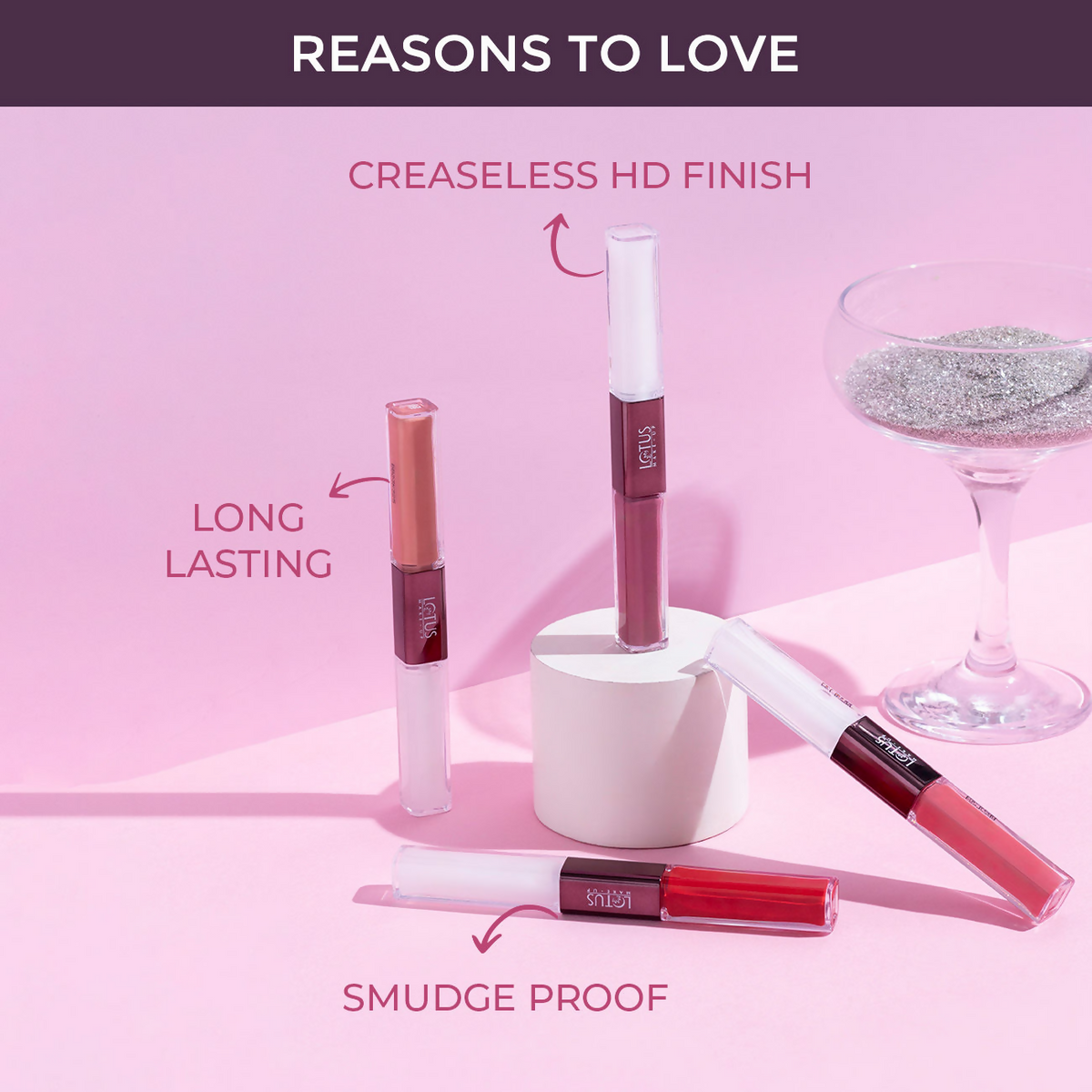 Lotus Make Up Proedit Prep And Swipe Lip Color - PL06-Stwaberry Fusion