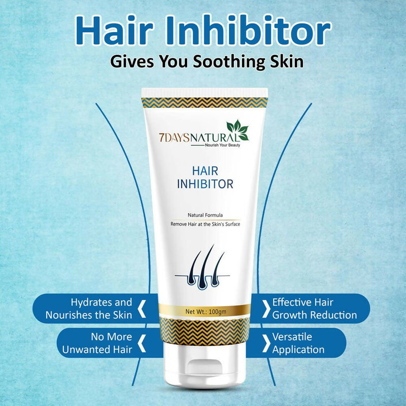 7 Days Organic Hair Inhibitor Permanent Hair Removal Cream