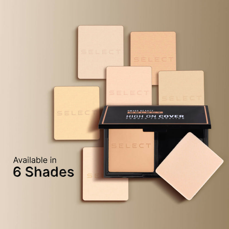 Swiss Beauty Select High On Cover Powder Foundation - 2 Light Natural