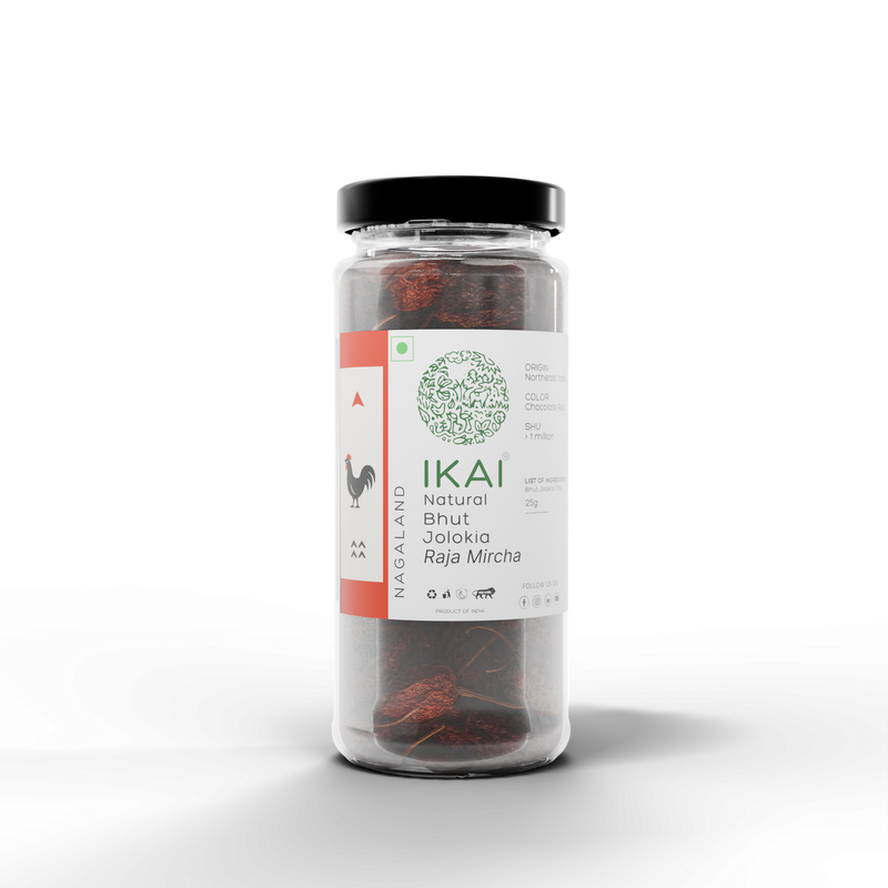 IKAI Natural Bhut Jholokia (King Chilli)