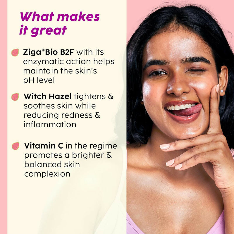PLIX The Plant Fix Glow bright with Vitamin C Cleanser & 2-in-1 Toner Serum
